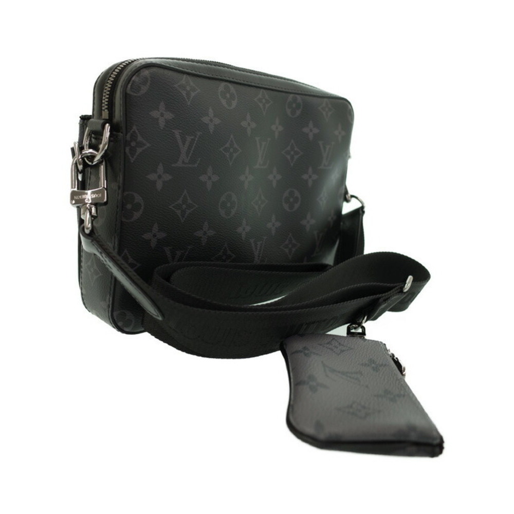Louis Vuitton Trio Eclipse Bag Monogram Messenger Black Shoulder